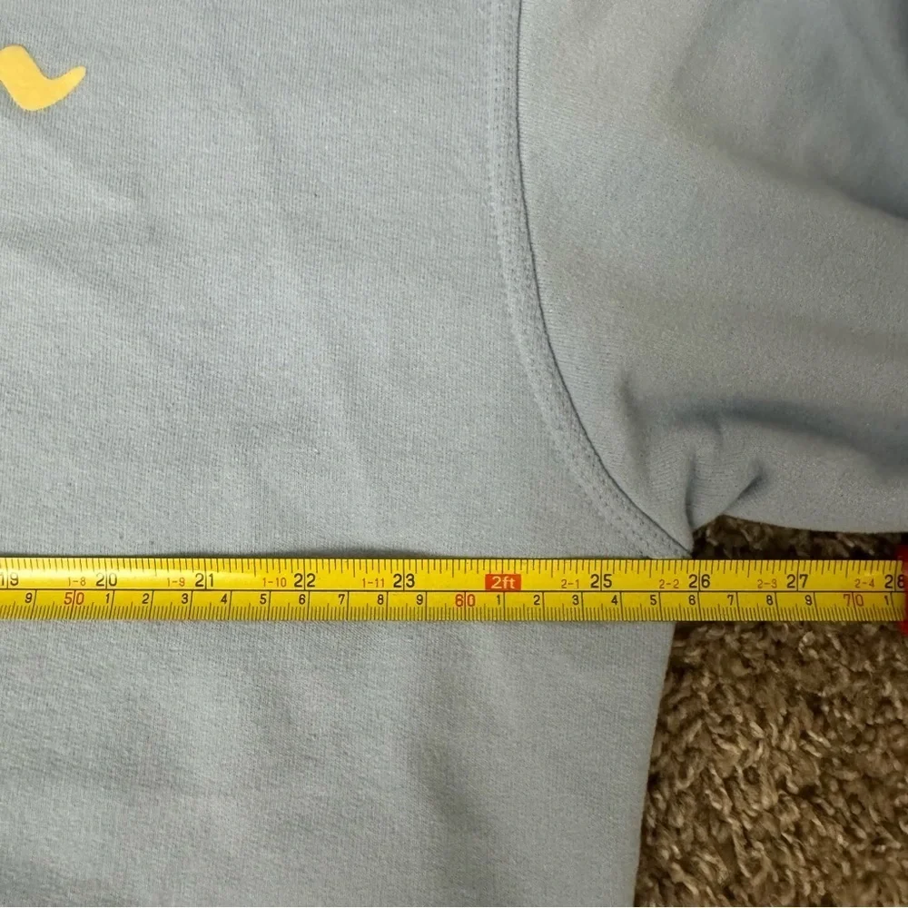 Champion Men’s Pastel Blue & Yellow Crewneck Sweater Size XL‎